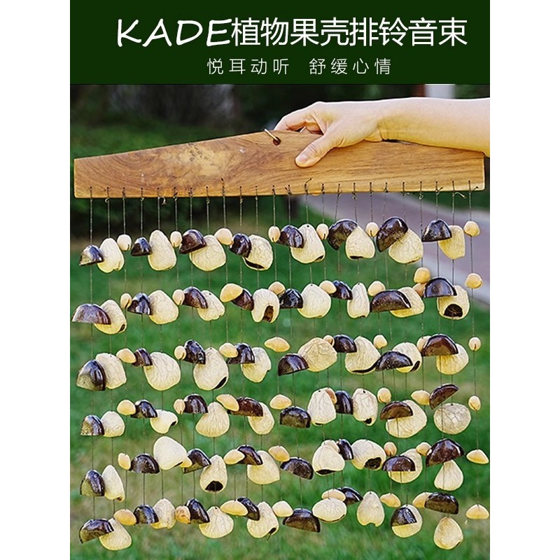天原創然果殼音束排鈴治愈療愈音樂手鈴非洲植物果實手搖樂器伴奏解壓原創