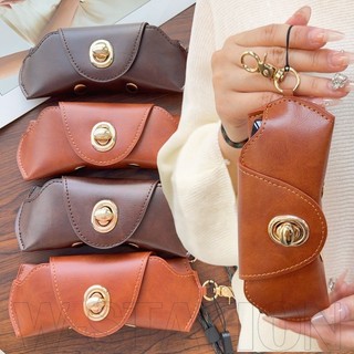 PU Leather Glasses Bag - with Hanging Buckle - Sunglasses Ca