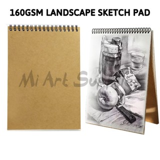 A3/A4/A5 Spiral Bound Sketch Pad Sketchbook 160GSM