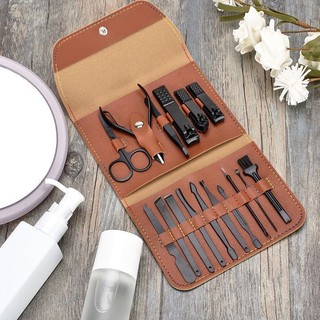 Manicure Set-16 in 1 Gift Stainless Steel Nail Clipper Set P