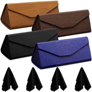 Glasses Case Eyeglasses Case PU Hard Shell Eyeglasses Case L