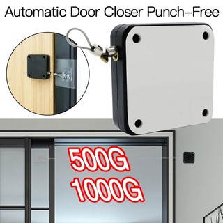 Automatic Door Closer Punch-Free Sliding Door Closer Spring