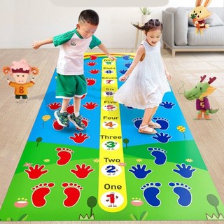 Kids Outdoor Team Play Lattice Jumping Carpet Educational Ma
