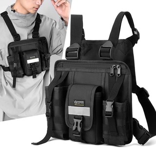 Oxford Cloth Men Vest Multi Pocket Large Capacity Backpacks