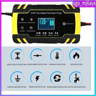 JF-03 12V 24V 15AH-150AH Smart Battery Charger, Car Truck Le