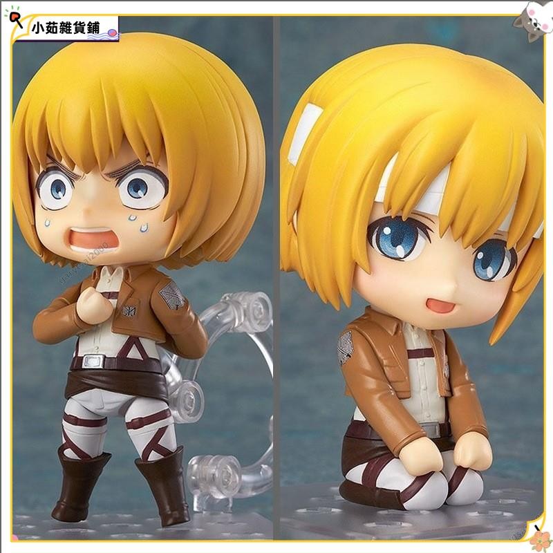 💕壹灣出貨💕進擊的巨人 435 阿爾敏 Q版粘土人 亞魯雷特 可動人偶 盒裝手辦ku