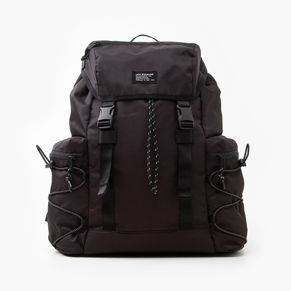 Levis 男女同款 機能系束口後背包 黑 熱賣單品 D7284-0001