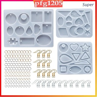 1 Set Crystal Epoxy Resin Mold DIY Crafts Jewelry Casting Ma