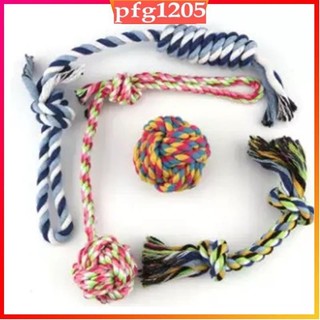 4 in 1 Dog Rope Toys, Dog Toy Set, Rope Ball, Cotton Knot