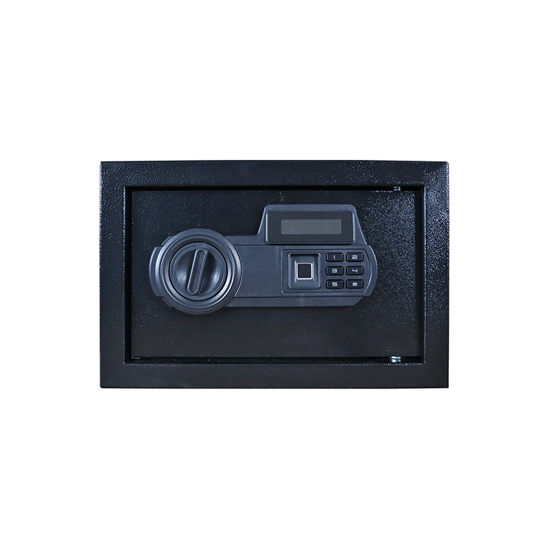 【免運-新店特惠】20廠家入墻高端指紋密碼小型保險櫃帶顯示屏