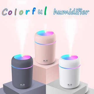 Cute Cat 300ml Air Humidifier Diffuser Ultrasonic LED Light
