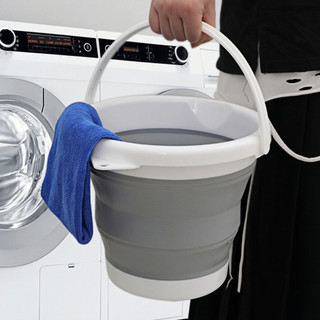 Portable Foldable Silicone Plastic Car Water Bucket Outdoor
