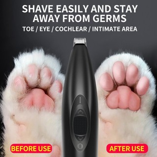 Electric Pet Clippers Cats Dog Foot Hair Trimmer Pet Paw Hai