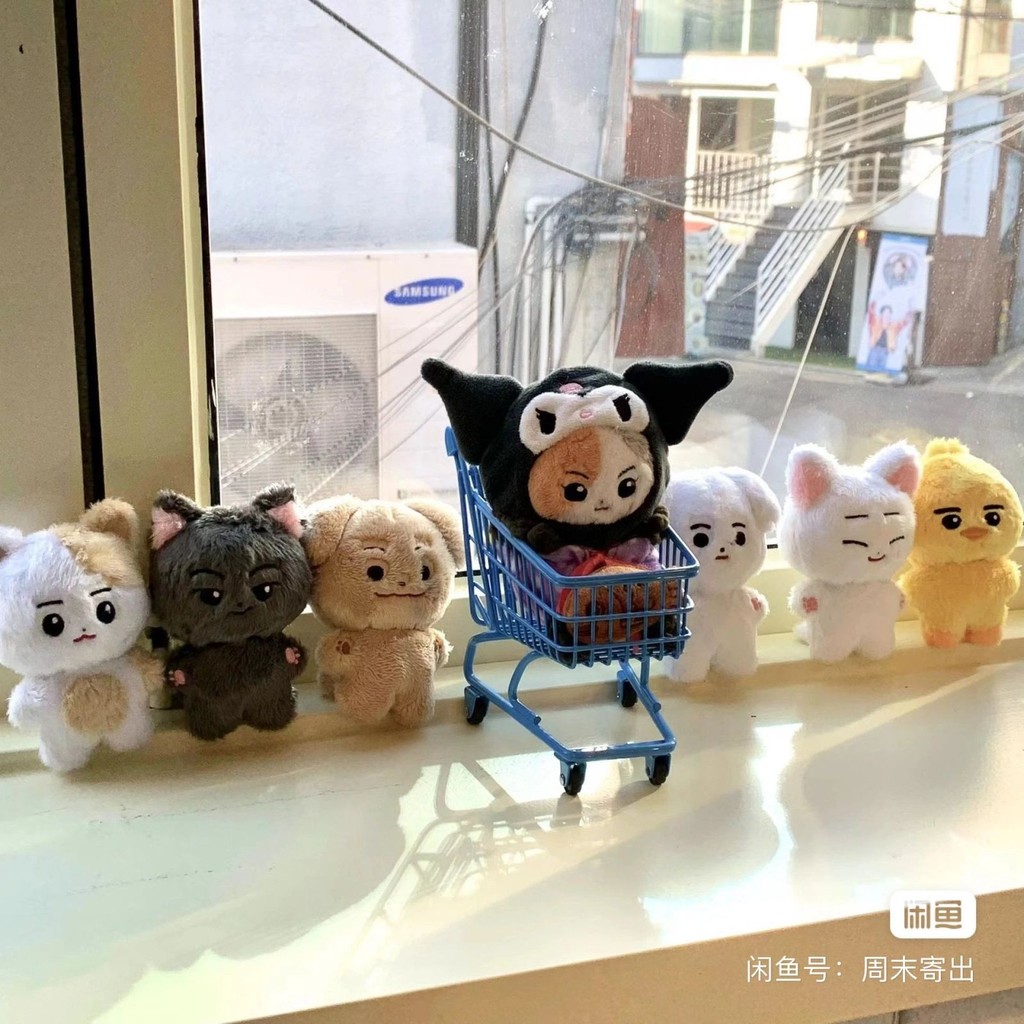 ⭐韓國代購正版配件⭐EN梁禎元 沈載倫simmunge娃娃樸綜星JAY樸成訓毛絨鑰匙扣玩偶掛件