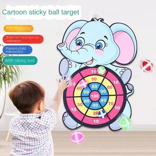 children's darts sticky ball throwing target educational kin