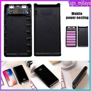 Dual USB Power Bank Case Shell DIY Kit Battery Charger with