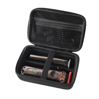 適用多功能理髮器收納包雙卡槽電推剪收納盒剃鬚刀eva硬殼包裝盒