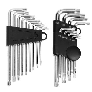 9pcs/set L-Shape Plum Allen Wrench Hex Screwdriver Hand tool