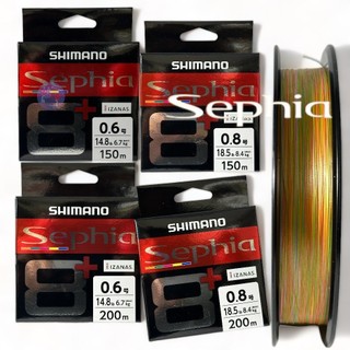 《SHIMANO》Sephia8+ 8股PE線 LD-E61T/ LD-E51T 布線 軟絲 釣魚線 中壢紅海釣具館