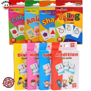 36 Pieces Kids Educational Card English Learning Flash Card