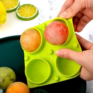 New Silicone Ice Cube Trays Sphere Mold Round Ice Ball Maker