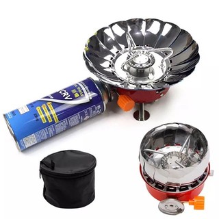 Portable Outdoor Camping Stove Windscreen Gas Cooking BBQ
