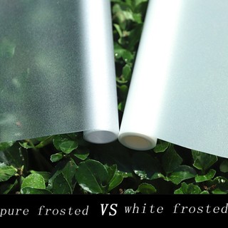 Frosted Window Film, Privacy White Opal Frost Glass Self Adh