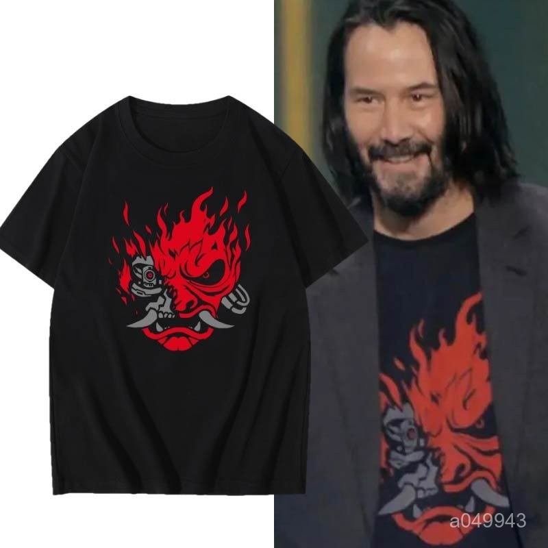 ⚡️Cyberpunk 2077⚡️ 電馭叛客 電馭叛客週邊 邊緣行者 賽博朋克 基努裏維斯衕款T恤男裝賽博朋克衣服20