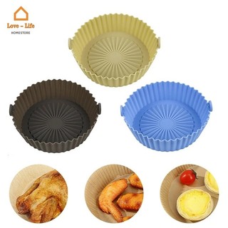 Air Fryer Food Grade Silicone Steamer Liners/ Non-Stick Grea