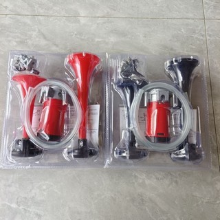 船用24V電氣電喇叭電笛車用揚聲器通用型12v24v氣喇叭自帶氣泵
