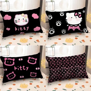 【免運】HelloKitty凱蒂貓抱枕黑色係卡通居家沙髮裝飾靠墊辦公室午休枕頭 S3HC