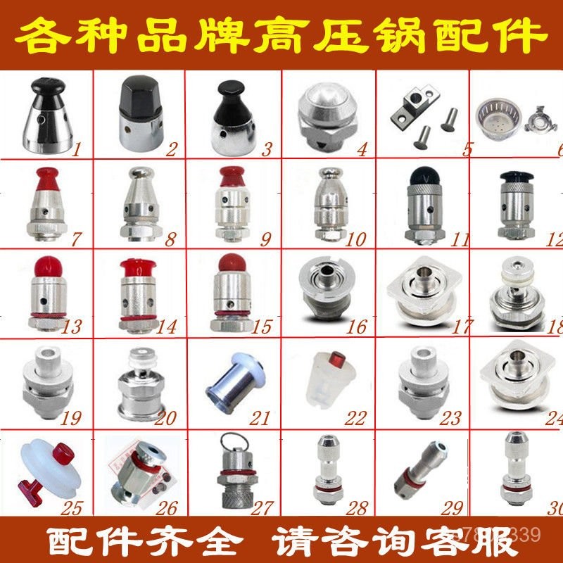 【免運出貨】高壓鍋配件報警閥限壓閥自鎖閥適用於老式壓力鍋各種配件閥門壓閥 TXSM