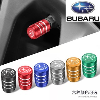適用於subaru 氣嘴蓋 速霸陸專用汽車輪胎鋁閤金氣門嘴帽森林人傲虎力獅改裝車輪保護蓋 汽車百貨