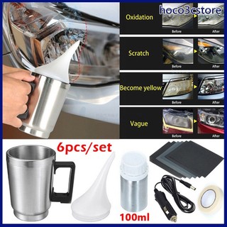 Car Headlight Lens Restoration Kit Headlamp Lens Restore Oxi