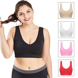 Women's Underwear Plus Size Yoga Bra Sports Bra Seamless Wir