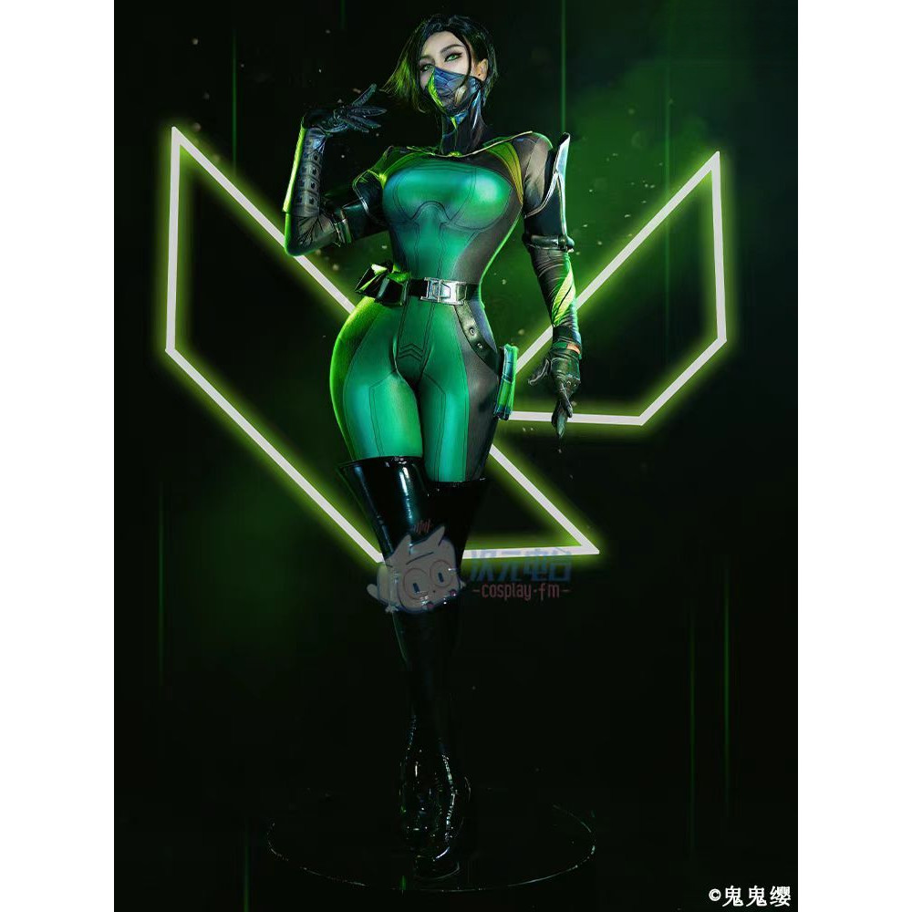 喵嗚 瓦羅蘭特 無畏契約 cos 遊戲服裝 毒蛇 Viper 腹薇 cosplay 蝰蛇