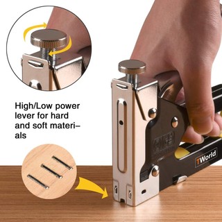 Staple Gun, 3 in 1 Heavy Duty Staple/Brad Nail Gun
