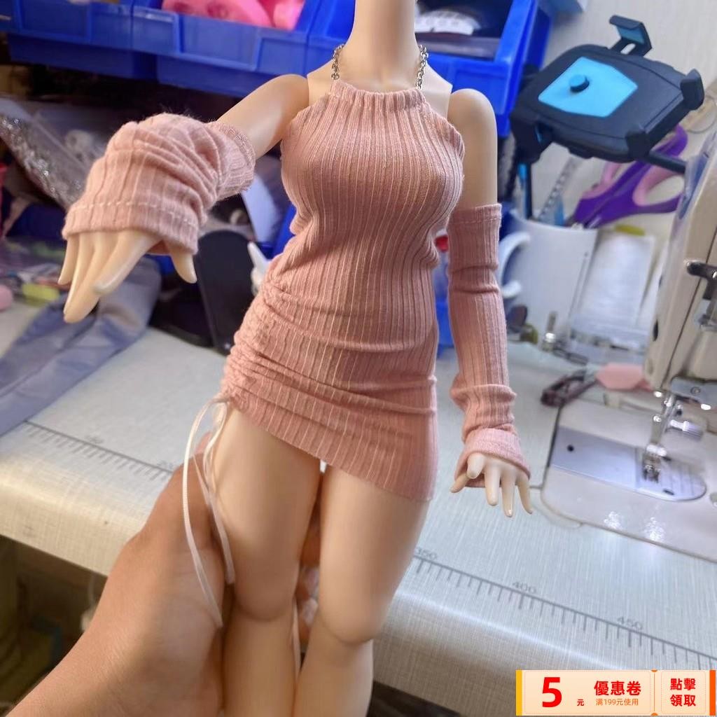 【低價】【不賣娃娃】bjd葉羅麗咪咪兔針織緊身連衣裙3分4分5分70叔75abc