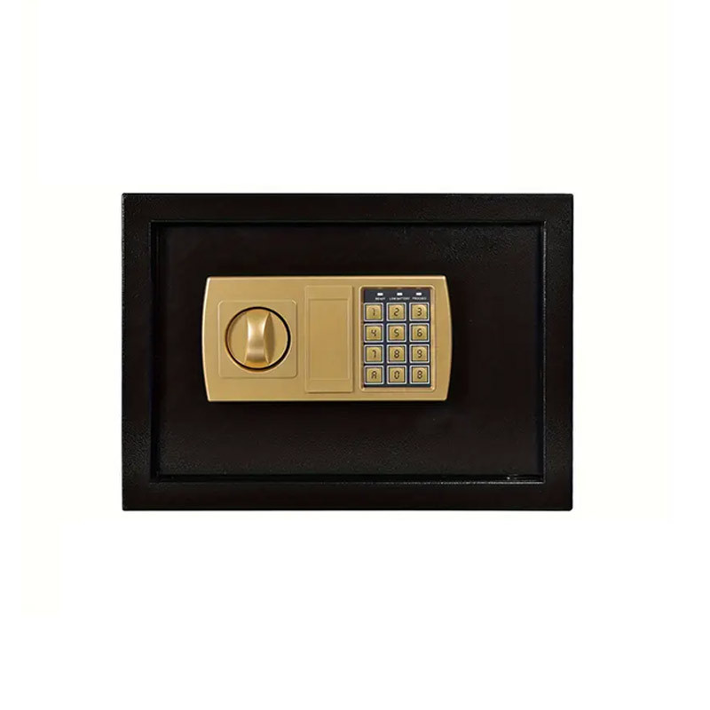 【免運-新店特惠】25黑酒店貴重物品電子密碼廠家直銷保險箱 辦公室保險櫃保險箱