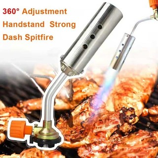 Outdoor Camping BBQ Flamethrower Burner Butane Gas Blow Torc
