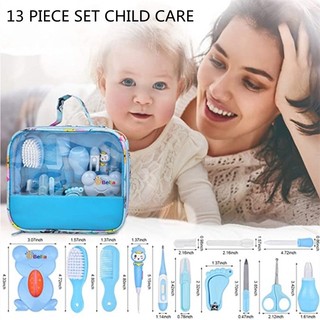 13pcs Set Baby Nail Trimmer Grooming Kit Portable Newborn Ba