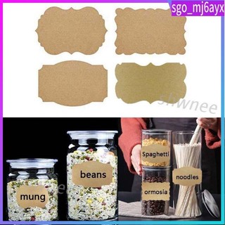 250pcs/roll DIY Blank Kraft Label Handmade Baking Seal Stick