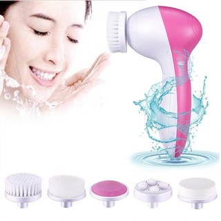 5 in 1 Electric Facial Cleanser Wash Face Machine Brush Pore