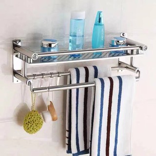 Bathroom Towel Holder Stainless steel wall-mounted towel rac