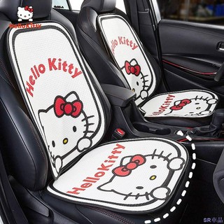 潮品新貨👼汽車坐墊 夏季透氣坐墊 ins女神涼墊 可愛卡通車內座墊 四季通用坐墊 yKxu