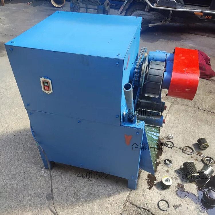 廢舊機油濾芯拆解機 汽車摩托車機油格 全套濾芯處理設備 環保高效 二手油濾分解工具 機械回收設備 詢運費6.24