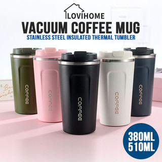 Stainless Steel Vacuum Coffee Mug - Insulated Thermal Flask