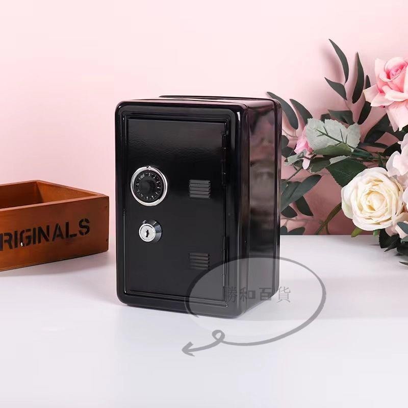 防盜密碼保險箱 電子鎖 密碼保險箱 電子密碼箱 保險櫃 儲物櫃 密碼櫃 小金庫 創意禮品金屬迷妳保險櫃密碼鑰匙儲錢罐大小