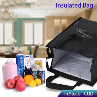 Insulated Lunch Bag Oxford Cloth Durable Bento Pouch Thermal