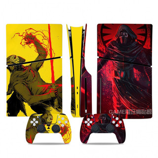 ✨臺灣出貨 免運✨ PS5 slim貼紙 PS5 slim光碟數位版痛機貼 ps5 slim遊戲機貼膜 個性潮流創意貼